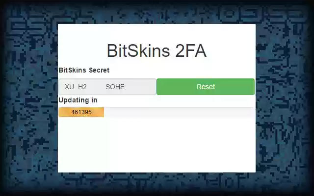 Chrome 网上商店的 BitSkins 双因素身份验证器将与 OffiDocs Chromium 在线一起运行