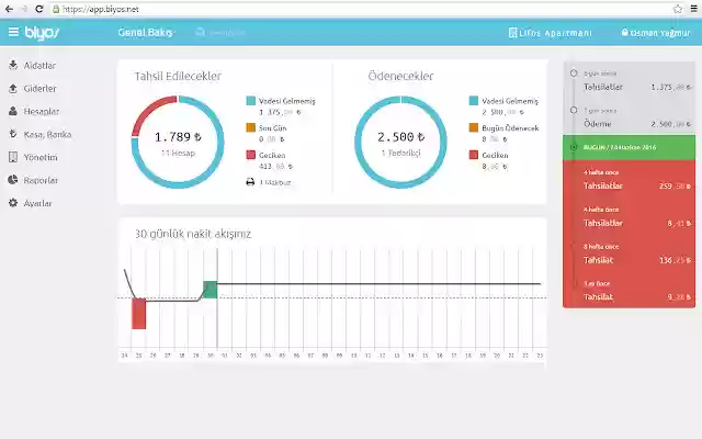 Biyos Apartman Bina Yönetim Programı  from Chrome web store to be run with OffiDocs Chromium online