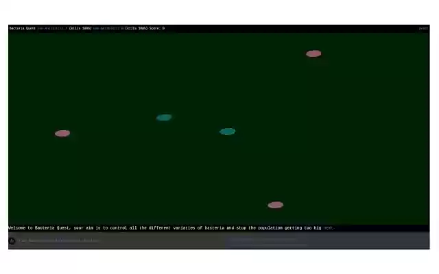 Black Badger Labs: Bacteria Quest  from Chrome web store to be run with OffiDocs Chromium online