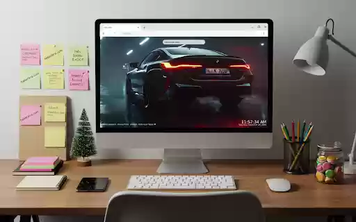 Black BMW M760 Live Wallpaper  from Chrome web store to be run with OffiDocs Chromium online