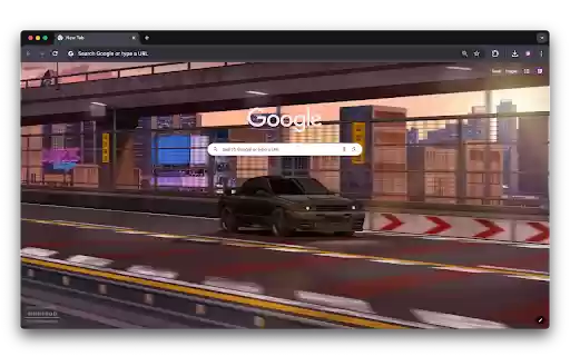 Black Car Sunrise (Live Wallpaper)  from Chrome web store to be run with OffiDocs Chromium online