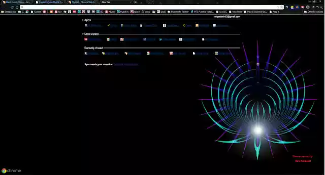 Black Clouds Theme  from Chrome web store to be run with OffiDocs Chromium online