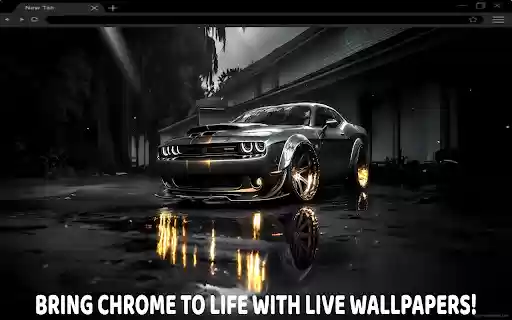 Black Dodge Challenger Live Wallpaper  from Chrome web store to be run with OffiDocs Chromium online