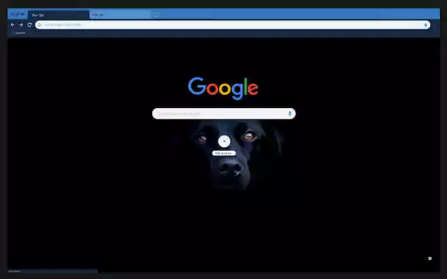Black dog  from Chrome web store to be run with OffiDocs Chromium online