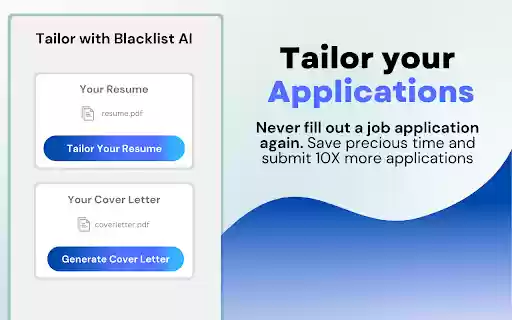 Blacklist AI Autofill Job Applications from Chrome web store to be run with OffiDocs Chromium online Blacklist AI Autofill Job Applications from Chrome web store to be run with OffiDocs Chromium online