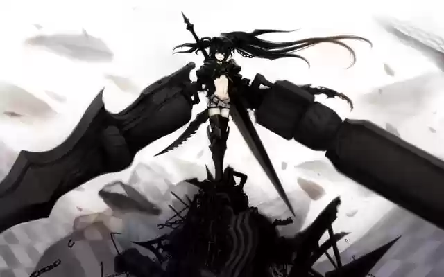 Black Rock Shooter Desktop Wallpaper Image An  from Chrome web store to be run with OffiDocs Chromium online