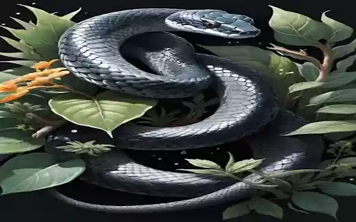 black snake wallpaper  from Chrome web store to be run with OffiDocs Chromium online