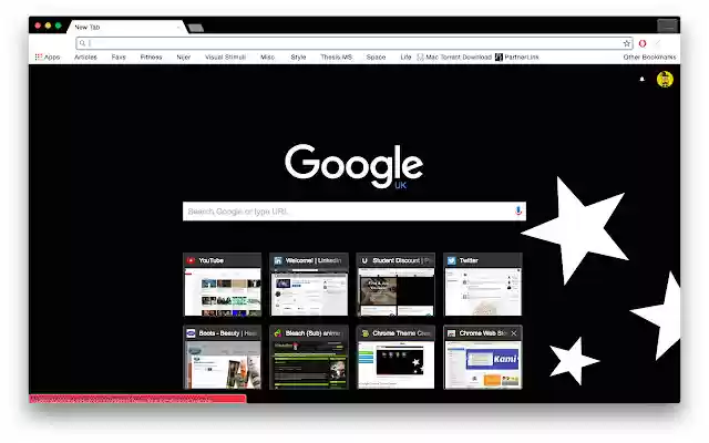 Black Theme White Stars from Chrome web store to be run with OffiDocs Chromium online Black Theme White Stars from Chrome web store to be run with OffiDocs Chromium online