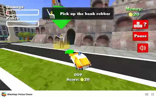 Blacktop: Police Chase Outrun the law and cash in big!  from Chrome web store to be run with OffiDocs Chromium online