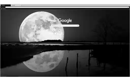 Black White Moon  from Chrome web store to be run with OffiDocs Chromium online