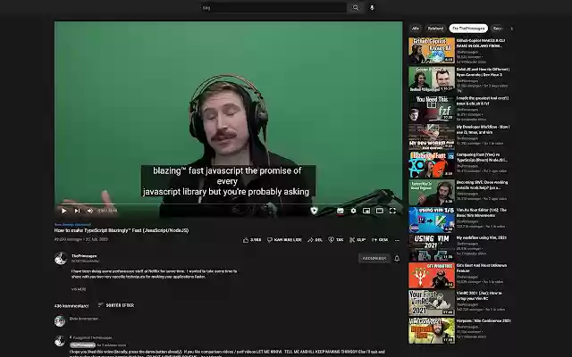 Blazingly™ Fast  from Chrome web store to be run with OffiDocs Chromium online