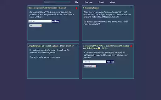 Blazingly Fast Productivity Tagger  from Chrome web store to be run with OffiDocs Chromium online