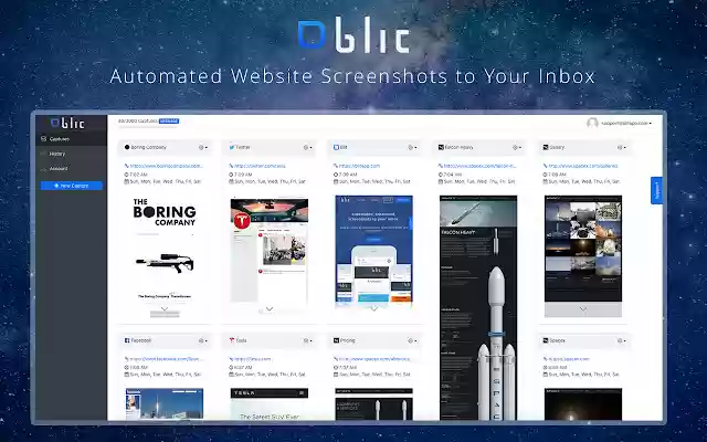 Blit Website Screenshots  from Chrome web store to be run with OffiDocs Chromium online