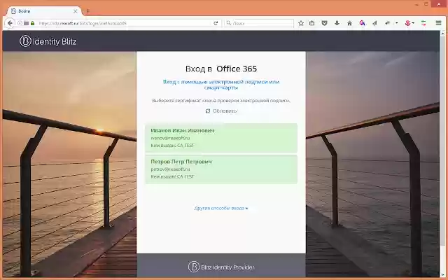 Blitz Smart Card Plugin adapter  from Chrome web store to be run with OffiDocs Chromium online