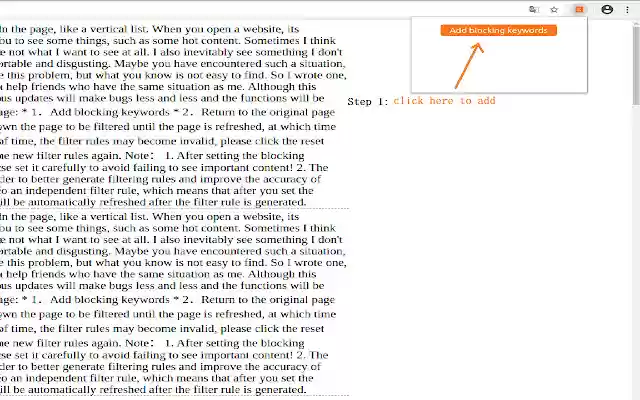 blockunsafe  from Chrome web store to be run with OffiDocs Chromium online
