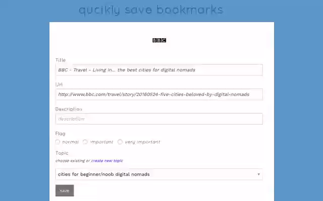 Bloi remote  from Chrome web store to be run with OffiDocs Chromium online