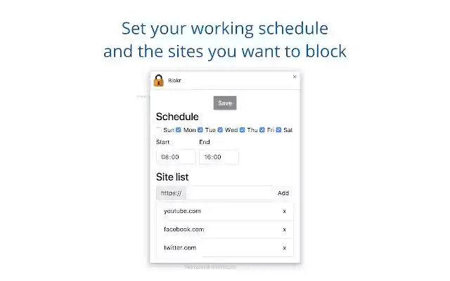 Blokr จาก Chrome เว็บสโตร์ที่จะรันด้วย OffiDocs Chromium ทางออนไลน์