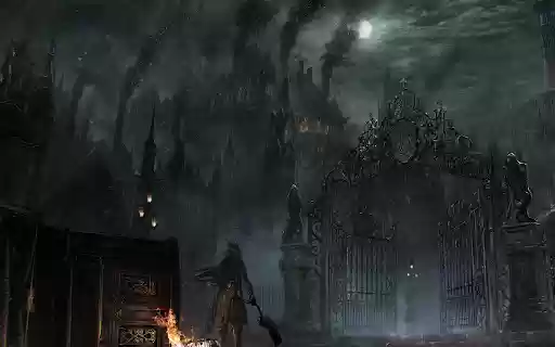Bloodborne Hunter Theme 1080p  from Chrome web store to be run with OffiDocs Chromium online