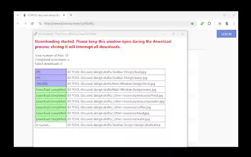 BLOON Sharelink Downloader  from Chrome web store to be run with OffiDocs Chromium online
