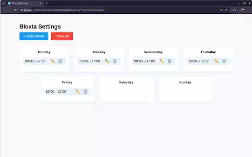 Bloxta  from Chrome web store to be run with OffiDocs Chromium online