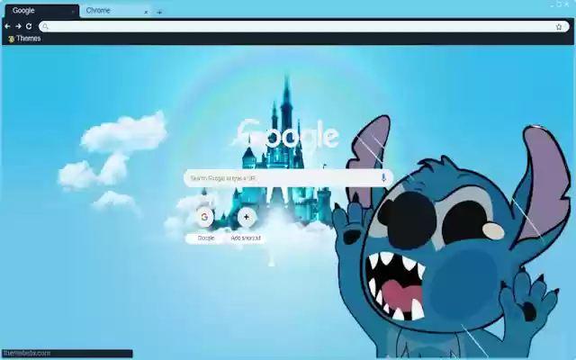 Blue and Black Stitch Theme  from Chrome web store to be run with OffiDocs Chromium online