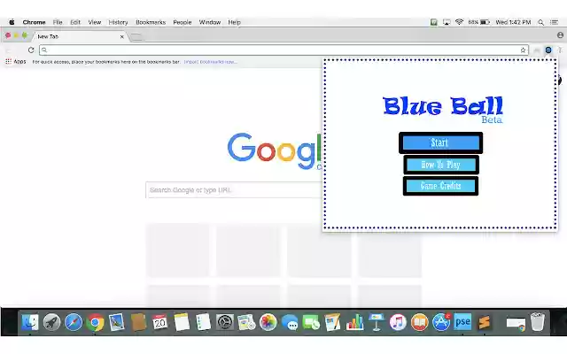 BlueBall  from Chrome web store to be run with OffiDocs Chromium online