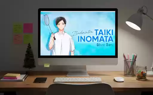 Blue Box Anime Wallpaper New Tab  from Chrome web store to be run with OffiDocs Chromium online