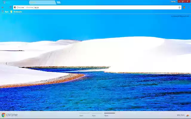 Blue Brazil Dune Lake Scenic  from Chrome web store to be run with OffiDocs Chromium online