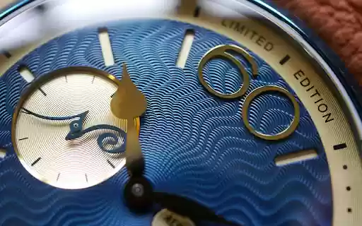 Blue dual watch  from Chrome web store to be run with OffiDocs Chromium online