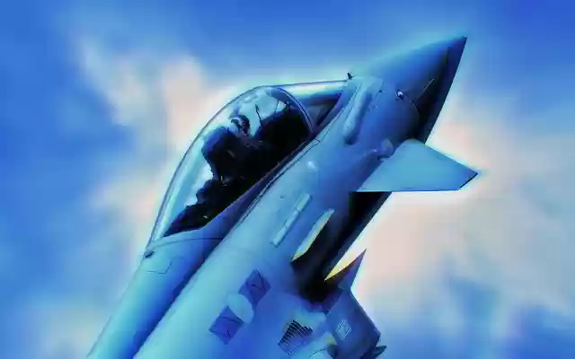 Blue Fighter Jet  from Chrome web store to be run with OffiDocs Chromium online