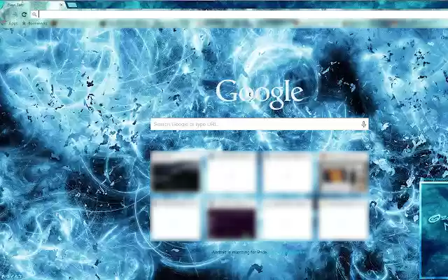 Blue Fractal  from Chrome web store to be run with OffiDocs Chromium online