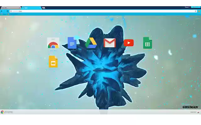 Materi biru dari toko web Chrome untuk dijalankan dengan OffiDocs Chromium online