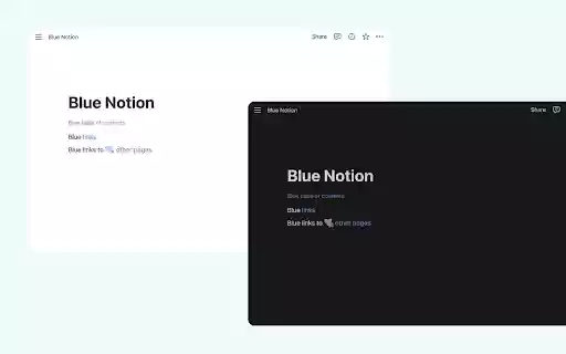 Blue Notion  from Chrome web store to be run with OffiDocs Chromium online