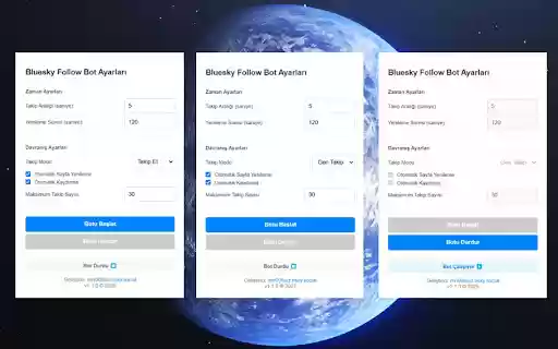 Bluesky Follow Bot  from Chrome web store to be run with OffiDocs Chromium online