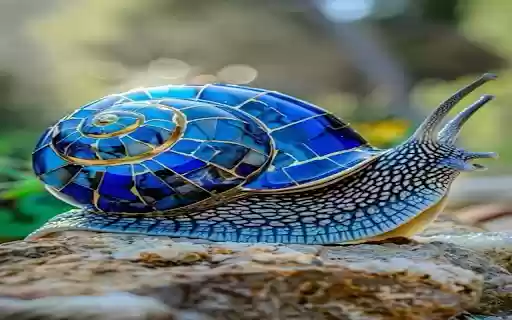 Blue snail wallpaper  from Chrome web store to be run with OffiDocs Chromium online