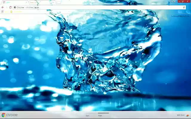 Blue Splash Water Drop  from Chrome web store to be run with OffiDocs Chromium online