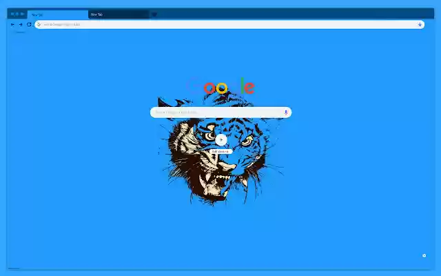 Blue tiger  from Chrome web store to be run with OffiDocs Chromium online