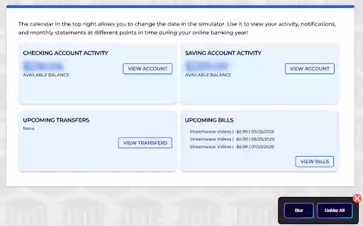 Blur Extension  from Chrome web store to be run with OffiDocs Chromium online