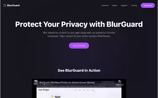 BlurGuard from Chrome web store to be run with OffiDocs Chromium online BlurGuard from Chrome web store to be run with OffiDocs Chromium online