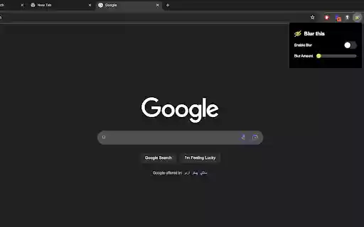 Blur this  from Chrome web store to be run with OffiDocs Chromium online