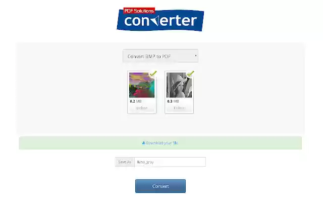 BMP to PDF Converter  from Chrome web store to be run with OffiDocs Chromium online