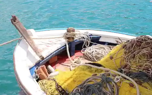 Boats and fishing nets  from Chrome web store to be run with OffiDocs Chromium online