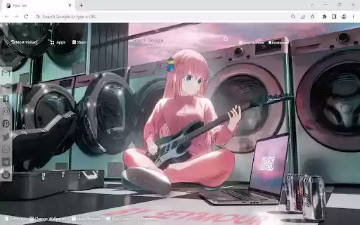 Bocchi The Rock Wallpaper  from Chrome web store to be run with OffiDocs Chromium online