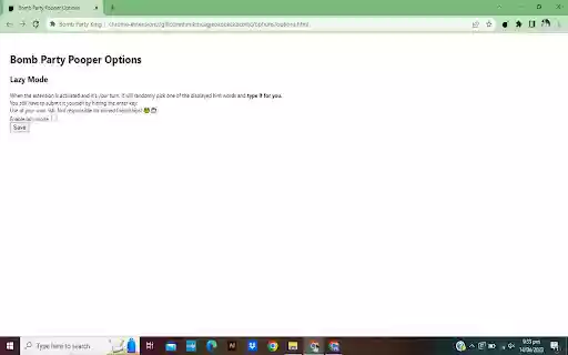 Bomb Party King from Chrome web store to be run with OffiDocs Chromium online Bomb Party King from Chrome web store to be run with OffiDocs Chromium online