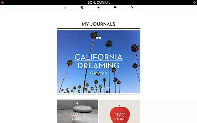 Bonjournal  from Chrome web store to be run with OffiDocs Chromium online