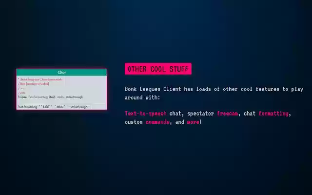 Bonk VTOL  from Chrome web store to be run with OffiDocs Chromium online