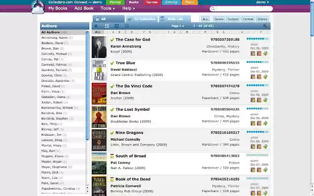 BookCollectorConnect  from Chrome web store to be run with OffiDocs Chromium online