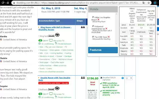Booking Helper  from Chrome web store to be run with OffiDocs Chromium online