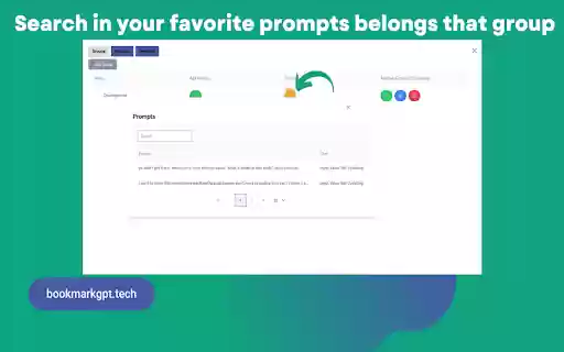 BookmarkGPT Bookmark Your ChatGPT Prompts  from Chrome web store to be run with OffiDocs Chromium online