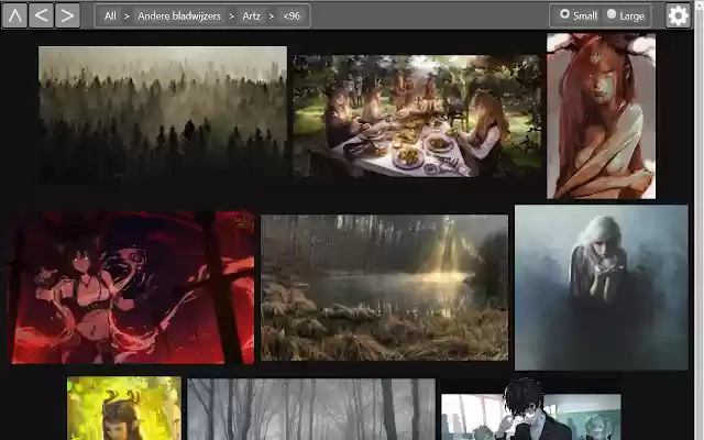 Bookmark Image Browser  from Chrome web store to be run with OffiDocs Chromium online